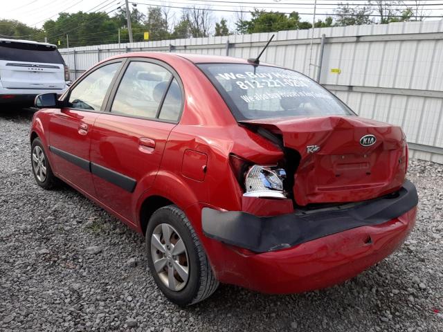 Photo 3 from auction – 2009 KIA RIO BASE with VIN KNADE223696584725