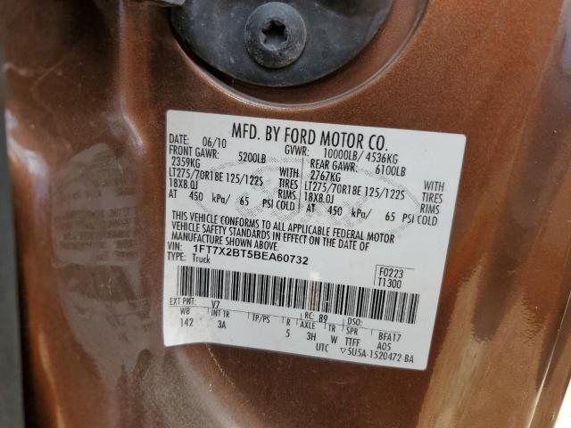 Photo 10 from auction – 2011 FORD F250 SUPER with VIN 1FT7X2BT5BEA60732