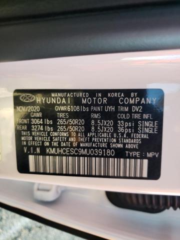 Photo 10 from auction – 2021 GENESIS GV80 BASE with VIN KMUHCESC9MU039180