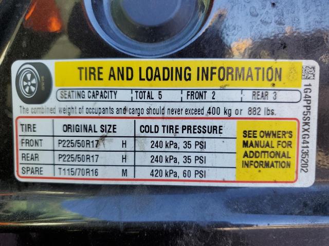 Photo 10 from auction – 2016 BUICK VERANO with VIN 1G4PP5SKXG4135202
