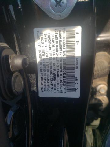 Photo 10 from auction – 2013 HONDA CIVIC LX with VIN 19XFB2F59DE065848