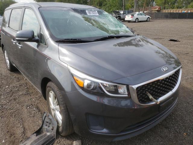 KIA SEDONA LX 2016 with VIN KNDMB5C16G6146102 - Photo from auction
