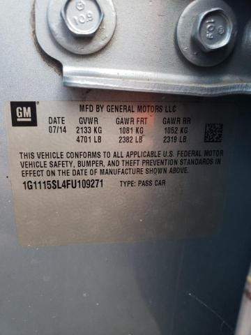Photo 10 from auction – 2015 CHEVROLET IMPALA LT with VIN 1G1115SL4FU109271