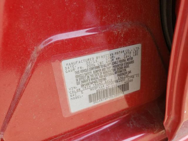 Photo 10 from auction – 2013 NISSAN SENTRA S with VIN 3N1AB7AP4DL722795