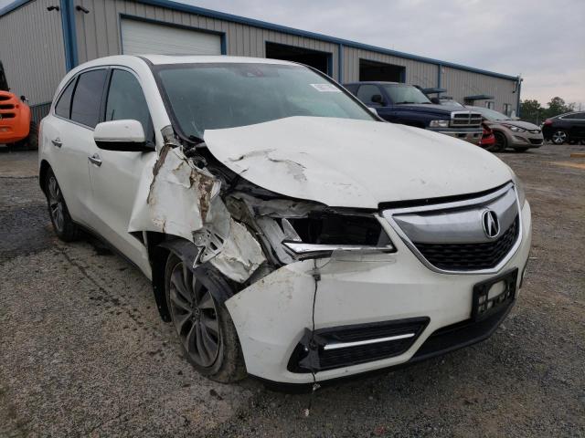 ACURA MDX TECHNO 2014 with VIN 5FRYD4H43EB040408 - Photo from auction