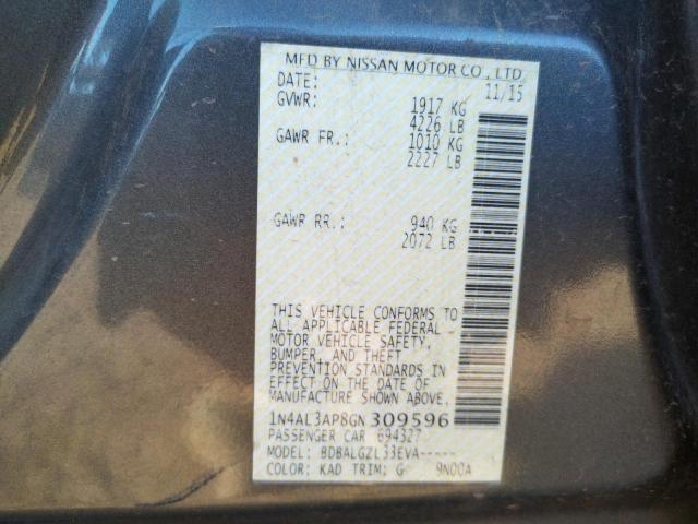 Photo 10 from auction – 2016 NISSAN ALTIMA 2.5 with VIN 1N4AL3AP8GN309596