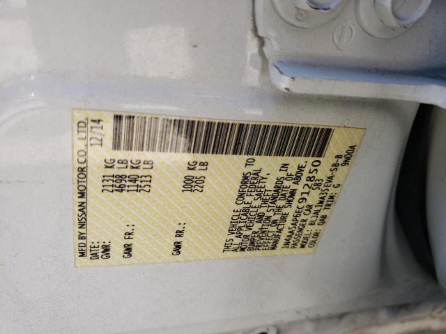 Photo 10 from auction – 2014 NISSAN MAXIMA S with VIN 1N4AA5AP6EC912850