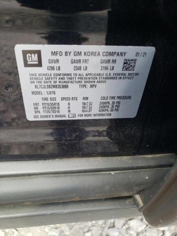 Photo 10 from auction – 2021 CHEVROLET TRAX 1LT with VIN KL7CJLSB2MB353888