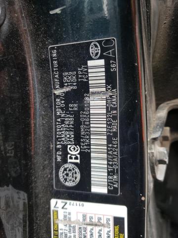 Photo 10 from auction – 2006 TOYOTA COROLLA MA with VIN 2T1KR32E86C601082