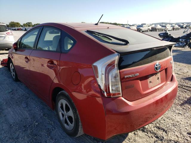 Photo 3 from auction – 2014 TOYOTA PRIUS with VIN JTDKN3DU0E1746071