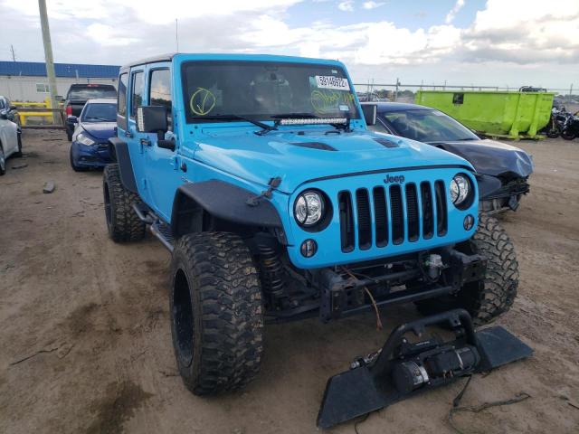 JEEP WRANGLER U 2017 with VIN 1C4BJWEG4HL620679 - Photo from auction