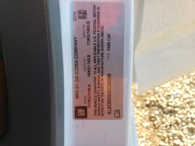 Photo 10 from auction – 2014 CHEVROLET SPARK LS with VIN KL8CB6S95EC590099