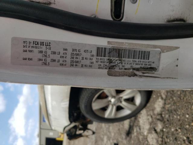 Photo 10 from auction – 2016 JEEP COMPASS LA with VIN 1C4NJDEB6GD767701