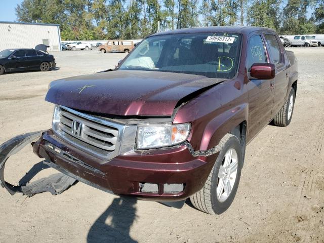 Photo 2 from auction – 2014 HONDA RIDGELINE with VIN 5FPYK1F55EB003577