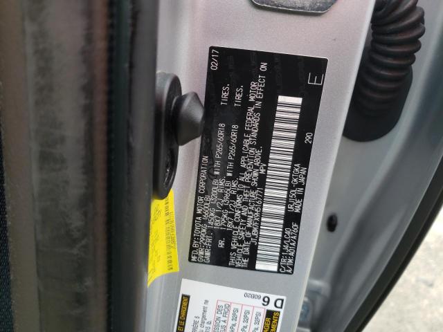 Photo 10 from auction – 2017 LEXUS GX 460 with VIN JTJBM7FX9H5167771