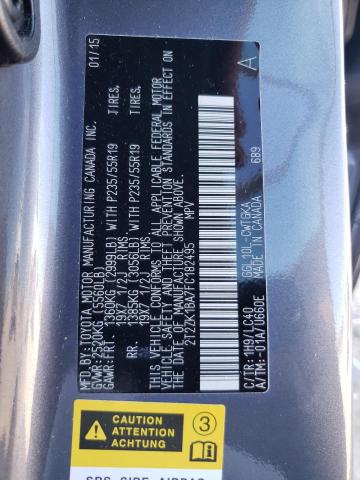 Photo 10 from auction – 2015 LEXUS RX 350 with VIN 2T2ZK1BA7FC182495