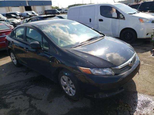 HONDA CIVIC LX 2012 with VIN 2HGFB2F50CH336252 - Photo from auction
