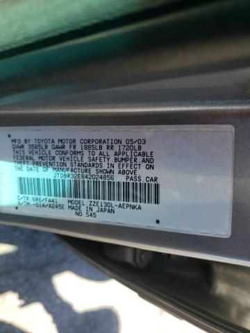 Photo 10 from auction – 2004 TOYOTA COROLLA CE with VIN JTDBR32E842024856