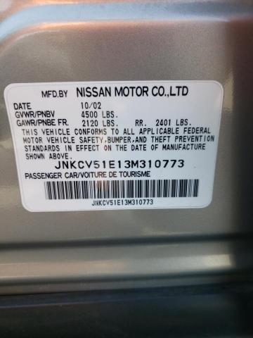 Photo 10 from auction – 2003 INFINITI G35 with VIN JNKCV51E13M310773