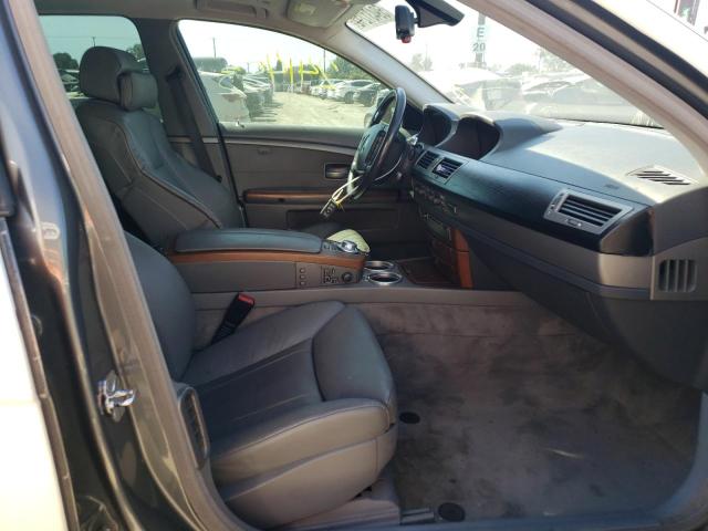 Photo 5 from auction – 2005 BMW 745 LI with VIN WBAGN63575DS58667