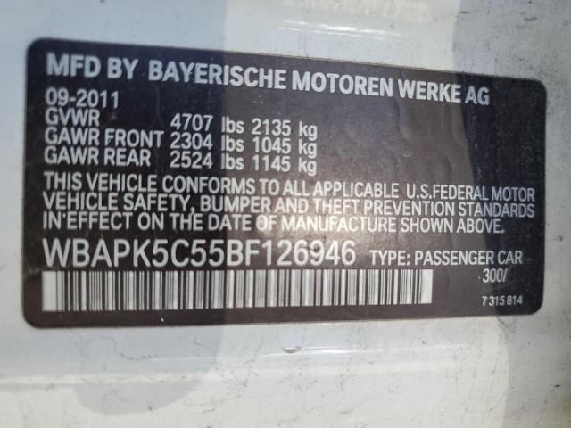 Photo 10 from auction – 2011 BMW 328 XI SUL with VIN WBAPK5C55BF126946