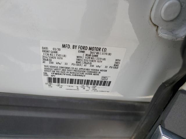 Photo 10 from auction – 2020 FORD EXPLORER L with VIN 1FMSK7FH5LGB99823