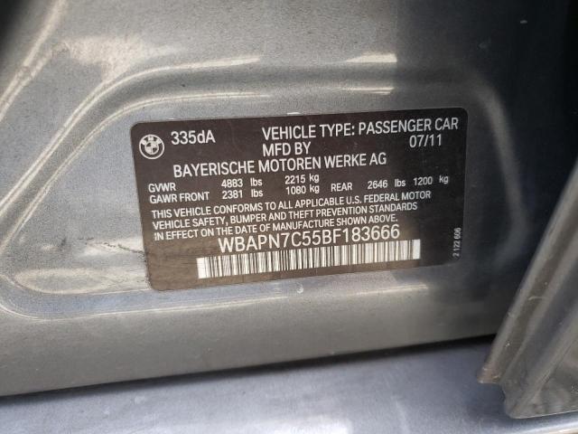 Photo 10 from auction – 2011 BMW 335 D with VIN WBAPN7C55BF183666
