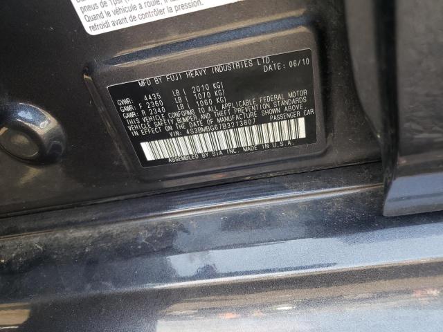 Photo 10 from auction – 2011 SUBARU LEGACY 2.5 with VIN 4S3BMBG67B3213807