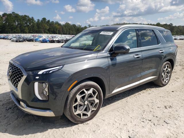 Photo 2 from auction – 2022 HYUNDAI PALISADE C with VIN KM8R74HE8NU449450