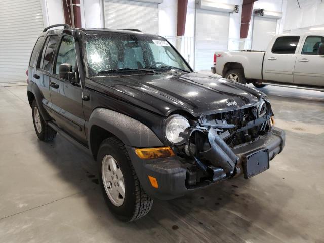 JEEP LIBERTY SP 2007 with VIN 1J4GL48KX7W524423 - Photo from auction