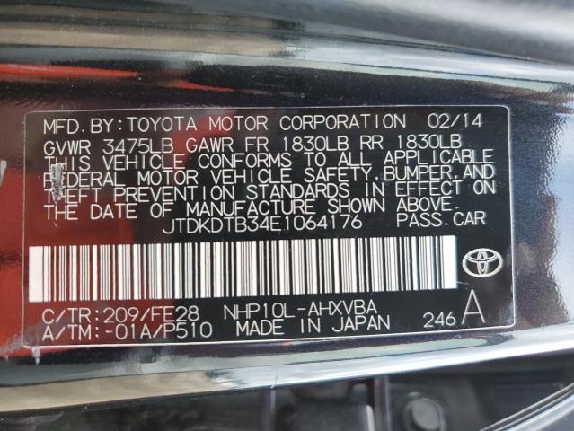 Photo 10 from auction – 2014 TOYOTA PRIUS C with VIN JTDKDTB34E1064176