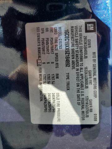 Photo 10 from auction – 2009 CHEVROLET SILVERADO with VIN 1GCEC19XX9Z184892