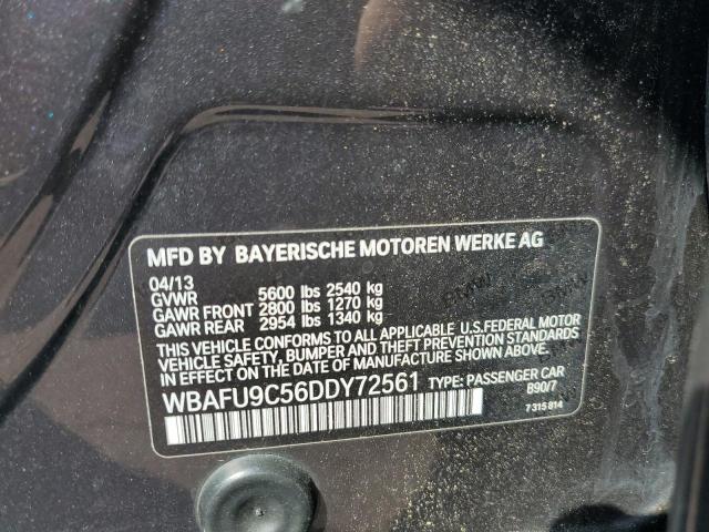Photo 10 from auction – 2013 BMW 550 XI with VIN WBAFU9C56DDY72561