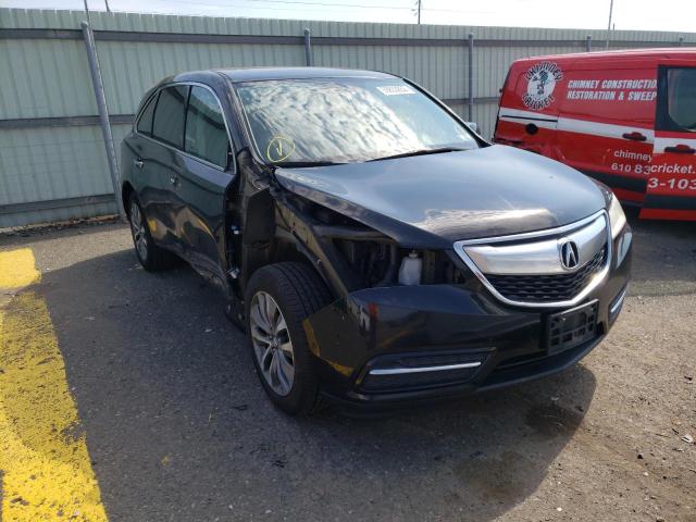 ACURA MDX TECHNO 2014 with VIN 5FRYD4H42EB043011 - Photo from auction