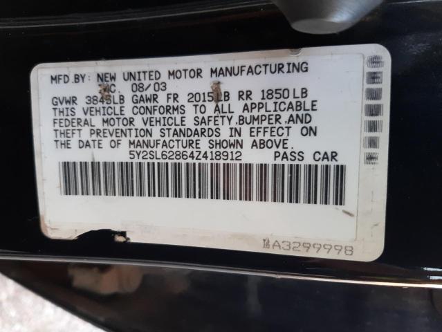 Photo 10 from auction – 2004 PONTIAC VIBE with VIN 5Y2SL62864Z418912