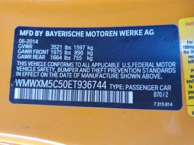 Photo 10 from auction – 2014 MINI COOPER with VIN WMWXM5C50ET936744