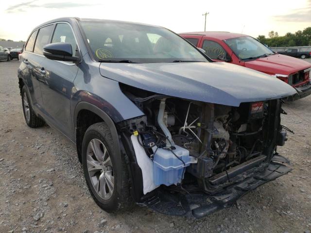 TOYOTA HIGHLANDER 2015 con VIN 5TDJKRFHXFS166371 - Foto de la subasta