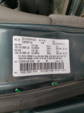 Photo 10 from auction – 2005 CHRYSLER TOWN & COU with VIN 2C8GP64LX5R132325