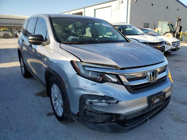 HONDA PILOT LX 2019 with VIN 5FNYF5H10KB024136 - Photo from auction