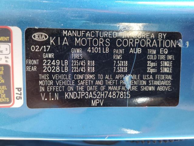 Photo 10 from auction – 2017 KIA SOUL + with VIN KNDJP3A52H7487815