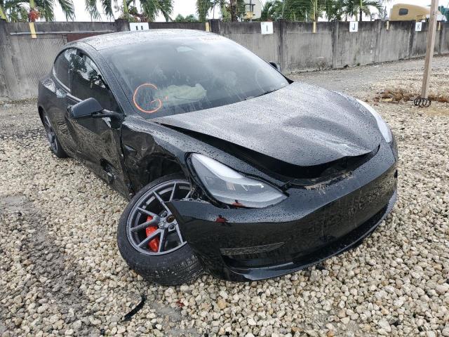 TESLA MODEL 3 2022 with VIN 5YJ3E1EA6NF317652 - Photo from auction
