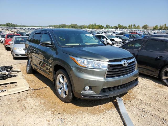 TOYOTA HIGHLANDER 2016 with VIN 5TDDKRFH9GS259509 - Photo from auction