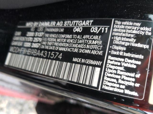 Photo 10 from auction – 2011 MERCEDES-BENZ E 350 4MAT with VIN WDDHF8HB9BA431574