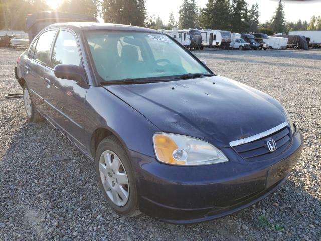 Photo 1 from auction – 2002 HONDA CIVIC EX with VIN 2HGES26702H588370