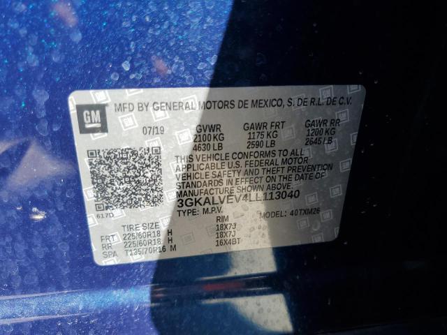 Photo 10 from auction – 2020 GMC TERRAIN SL with VIN 3GKALVEV4LL113040