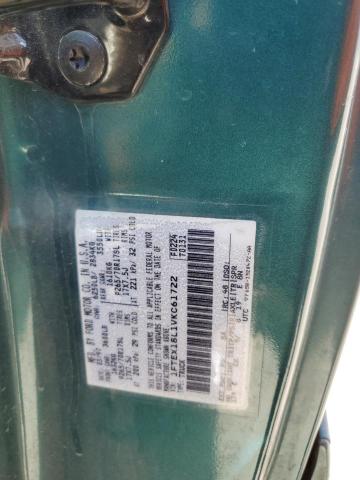 Photo 10 from auction – 1997 FORD F150 with VIN 1FTEX18L1VKC61722