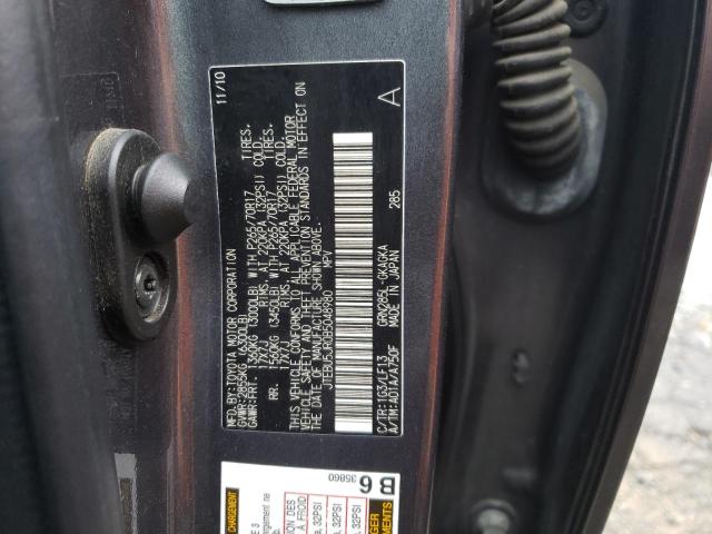 Photo 10 from auction – 2011 TOYOTA 4RUNNER SR with VIN JTEBU5JR0B5048980