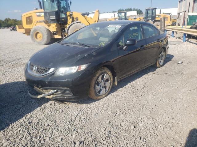 Photo 2 from auction – 2013 HONDA CIVIC LX with VIN 19XFB2F59DE065848