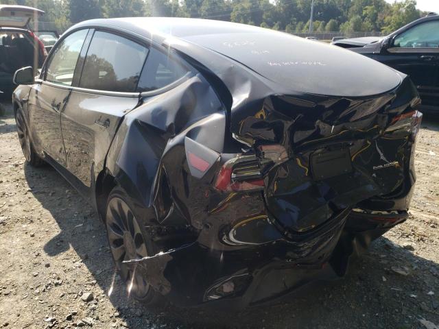 Photo 3 from auction – 2022 TESLA MODEL Y with VIN 7SAYGDEFXNF462726