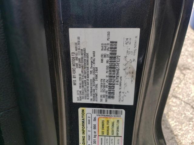 Photo 10 from auction – 2016 FORD MUSTANG with VIN 1FATP8UH4G5243322